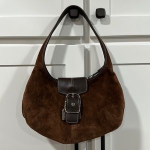 COACH brown Hobo bag suede 🤎🤎🤎